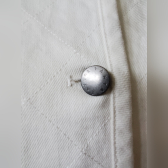 Tanya Taylor "Samantha" Puff Sleeve Cropped Jacket, Lined, Cream, Sm, NWT - Picture 6 of 16